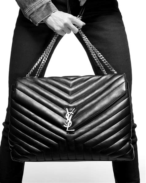 large ysl quilted bag